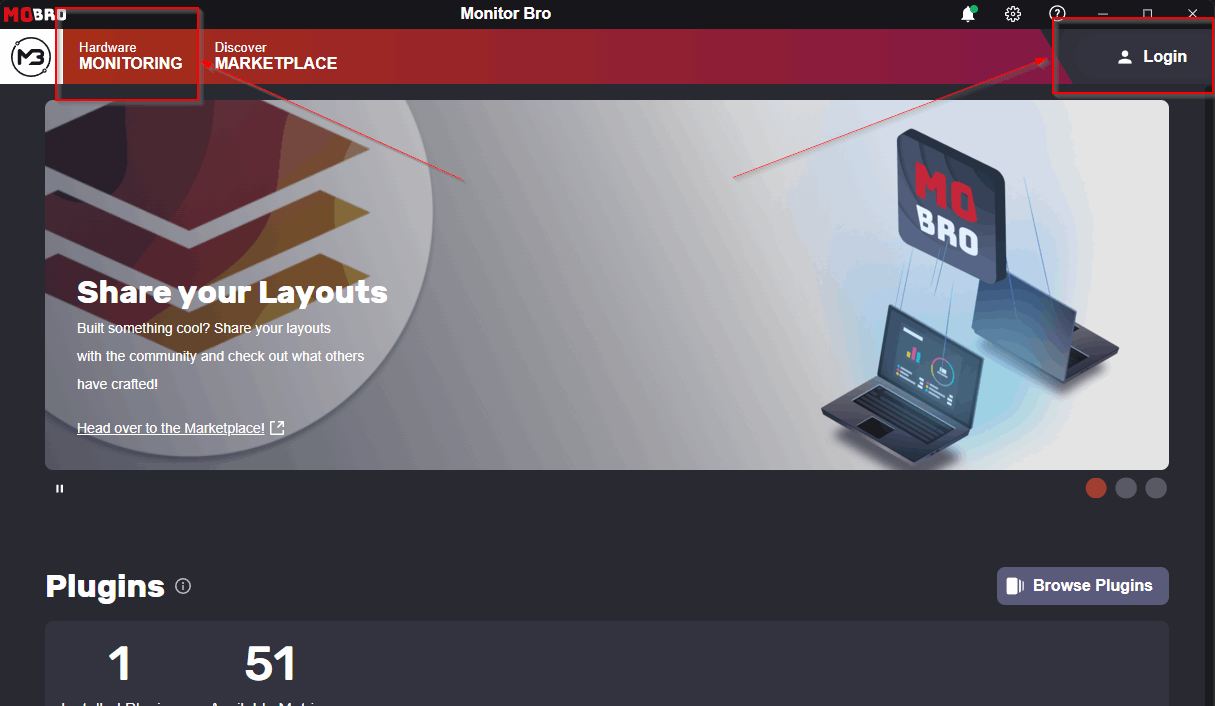 Landing page